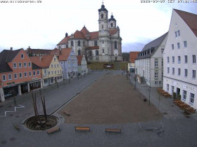 Obraz podglądu z kamery internetowej Ottobeuren - Market Place and Basilica